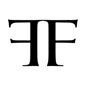 Logo carré Ferus Gallery noir petit