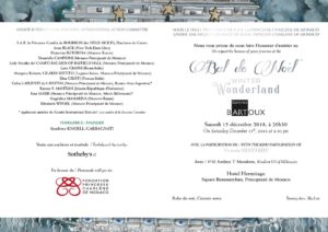 Bal de Noël à Monaco avec la Fondation Princesse Charlène