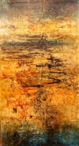 Le Chaos Intérieur, une peinture abstraite de Waldispuhl