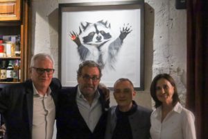 Vernissage de l'exposition de dessins de Thierry Bisch