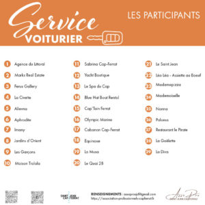 Service voiturier Saint Jean Cap Ferrat