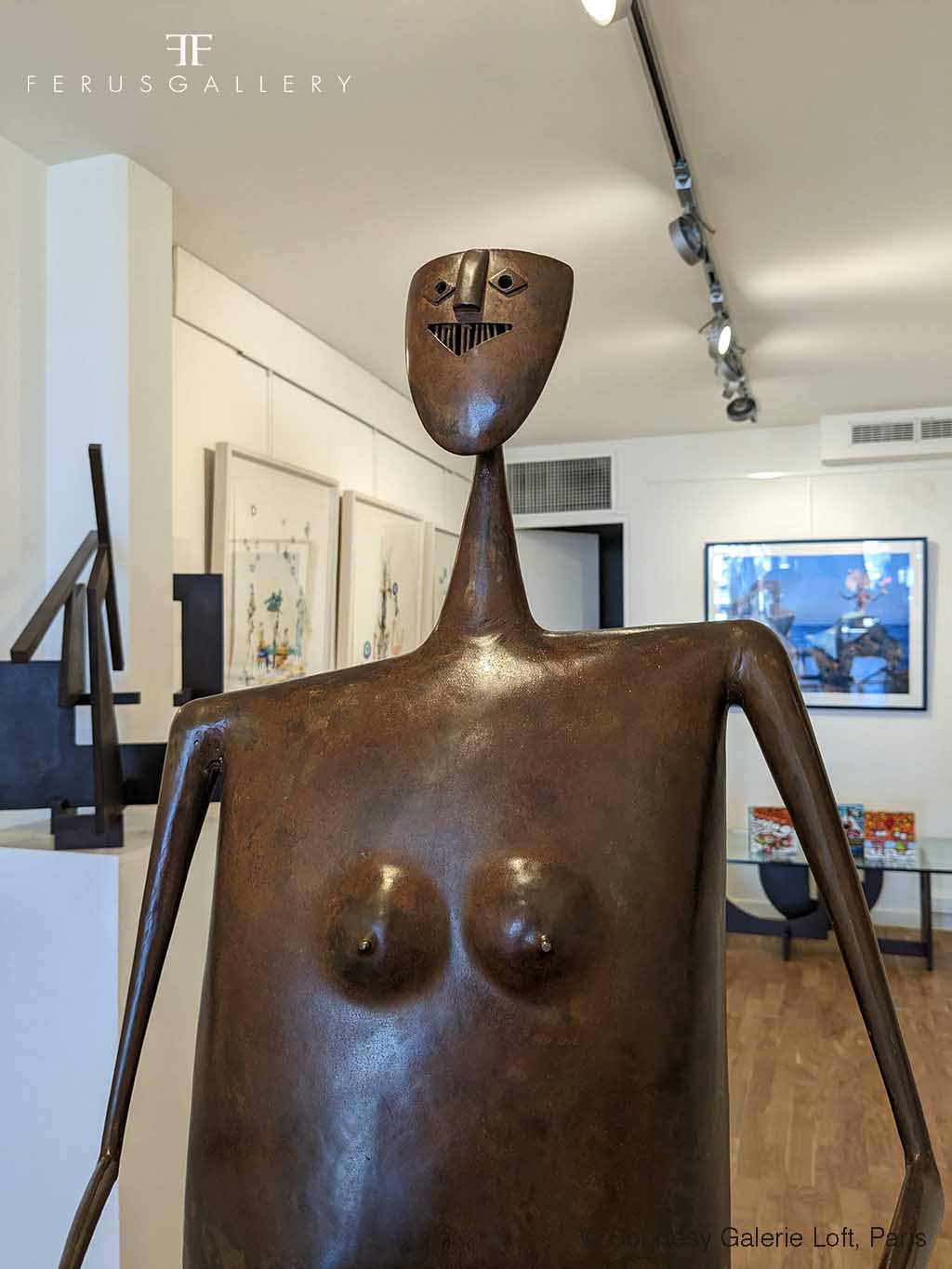Philippe Hiquily's L'Aurige, presented at the Ferus Gallery in Saint-Jean-Cap-Ferrat, France.