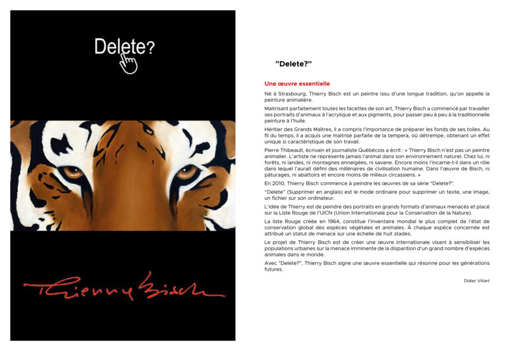 Publication du livre Delete? de Thierry Bisch